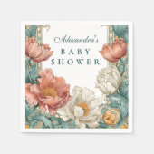 Baby in Bloom Floral Shower Serviette (Vorderseite)