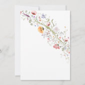 Baby in Bloom Floral Spring Baby Dusche Einladung (Rückseite)