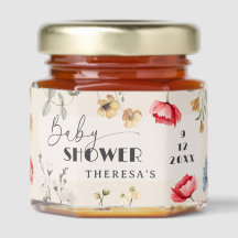 Baby in Bloom Floral Vintag Baby Shower Honey