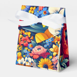 Baby in Bloom Florale Weinblatt Baby Shower Geschenkschachtel