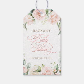 Baby in Bloom Florals Geschenkanhänger für Baby Sh