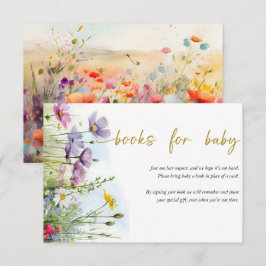 Baby in Bloom | Frühlingsflorale Bücher für Baby Begleitkarte