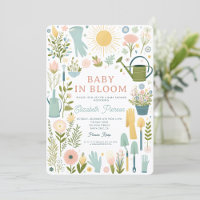 Baby in Bloom Garden Blume farbenfrohe Babydusche