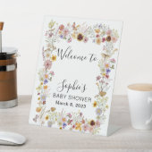 Baby in Bloom Garden Butterflies Babydusche Sockelschild (In SItu)