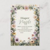 Baby in Bloom Garden Diapper Raffle Begleitkarte (Vorderseite)