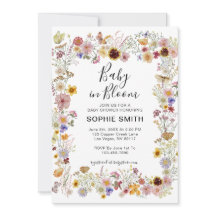 Baby in Bloom Garden Party Butterflies Babydusche