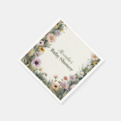 Baby in Bloom Garden Serviette (Ecke)