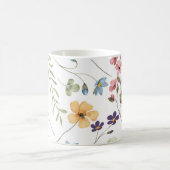 Baby in Bloom Garden Wildflower  Kaffeetasse (Mittel)