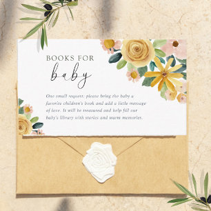 Baby in Bloom Gelbe Blumen-Buch für Baby Begleitkarte