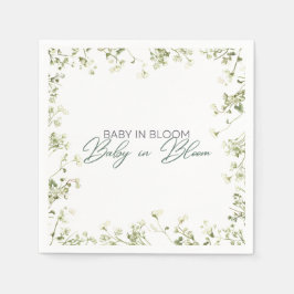 Baby in Bloom - Gipskraut Serviette