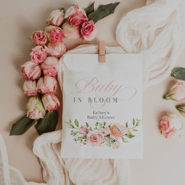 Baby in Bloom Girl Babydusche Fevor-Taschen Geschenktütchen