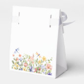 Baby in Bloom Green Wildblume Babydusche Geschenkschachtel (Rückseite)