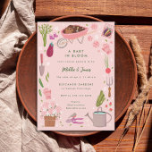 Baby in Bloom Growing Garden Kinderdusche Einladung