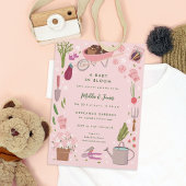 Baby in Bloom Growing Garden Kinderdusche Einladung