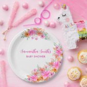 Baby in Bloom helle Sommerdusche Pappteller (Party)