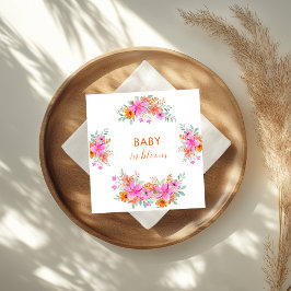 Baby in Bloom helle Sommerdusche Serviette