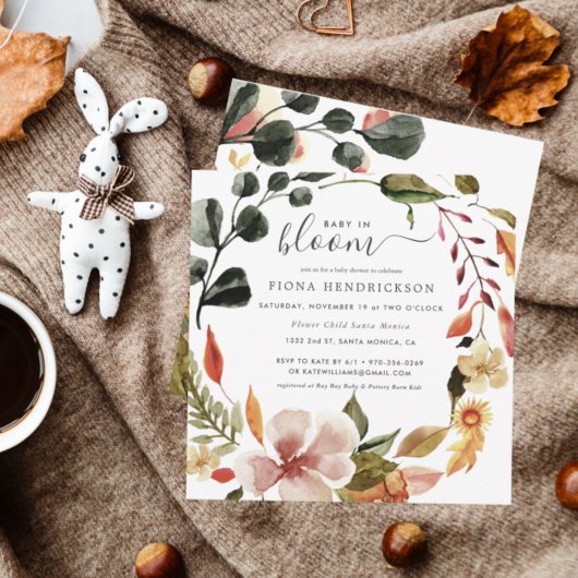 Baby in Bloom | Herbst Florals Babydusche