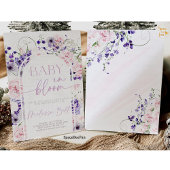 Baby in Bloom Invitation Baby Dusche Einladung