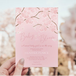 Baby in Bloom Kirry Blossom Dusche Einladung