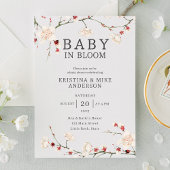 Baby in Bloom Kirry Blossom Dusche Einladung