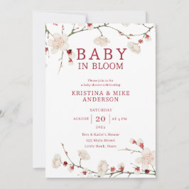 Baby in Bloom Kirry Blossom Dusche Einladung