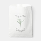 Baby in Bloom l Baby's Breath Seeds Baby Dusche Geschenktütchen (Vorderseite)