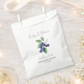 Baby in Bloom l Blueberry Seeds Baby Dusche Geschenktütchen (Ausgeschnitten)
