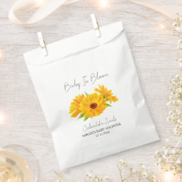 Baby in Bloom l Calendula Säuglingsdusche Geschenktütchen