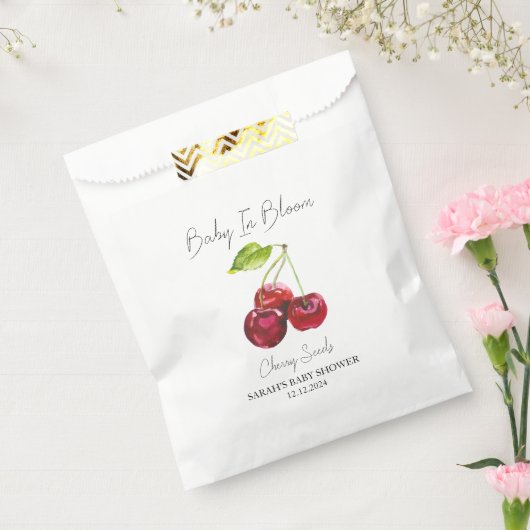 Baby in Bloom l Cherry Seeds Baby Dusche Geschenktütchen (Versiegelt)