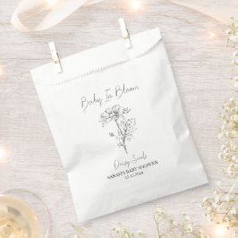 Baby in Bloom l Daisy Seeds Kinderdusche Geschenktütchen