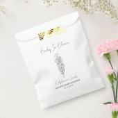 Baby in Bloom l Delphinium Säuglingsdusche Geschenktütchen (Versiegelt)