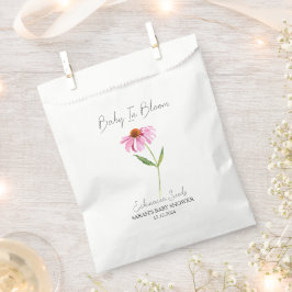 Baby in Bloom l Echinacea Samen Baby Dusche Geschenktütchen