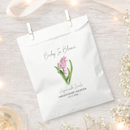 Baby in Bloom l Hyacinth Seeds Baby Dusche Geschenktütchen