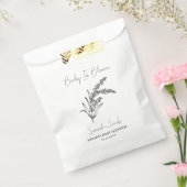 Baby in Bloom l Lavender Seeds Baby Dusche Geschenktütchen (Versiegelt)
