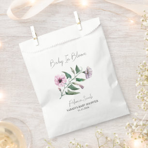 Baby in Bloom l Petunia Samen Baby Dusche Geschenktütchen
