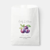 Baby in Bloom l Plum Seeds Babydusche Geschenktütchen (Vorderseite)