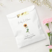 Baby in Bloom l Sunflower Seeds Baby Dusche Geschenktütchen (Versiegelt)