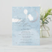 Baby in Bloom Lamb Baby Dusche Einladung (Stehend Vorderseite)