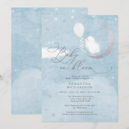 Baby in Bloom Lamb Baby Dusche Einladung