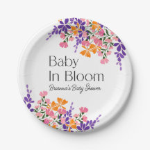 Baby in Bloom Lebendige Frühlingsblumen Babydusche