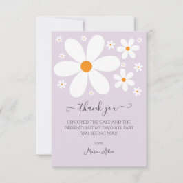 Baby in Bloom lila Daisy Kinderdusche Einladung