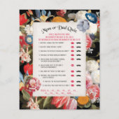 Baby in Bloom Mama oder Vater Quiz Baby Showspiel (Vorderseite)