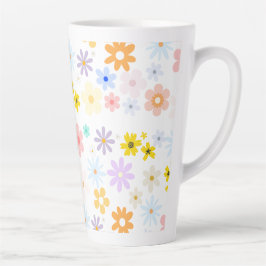 Baby in Bloom Pastel Floral Retro Baby Dusche Milchtasse