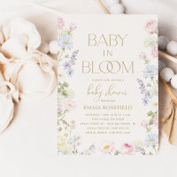 Baby in Bloom Pastell-Garten-Baby-Party