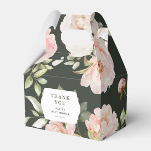 Baby in Bloom Pink Aquarell Blumenspülung Geschenkschachtel