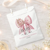 Baby in Bloom Pink Blumenknecht Baby Dusche Geschenktütchen (Ausgeschnitten)
