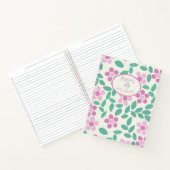 Baby in Bloom Pink Daisies Baby Shower Notebook Notizblock (Innenseite)