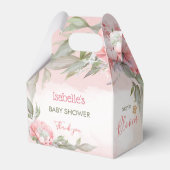 Baby in Bloom Pink Girl Duschkabine Geschenkschachtel (Vorderseite)