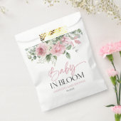 Baby in Bloom Pink Rose Blumenblütendusche Geschenktütchen (Versiegelt)