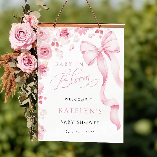 Baby in Bloom Poster | Digitale Option verfügbar